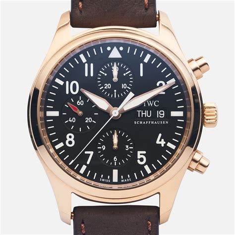 iwc rose gold pilot& 39|Altro.